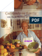 Cocinando en Familia - Chepa Martinez de Mekis - Ed. Grijalbo 266pg