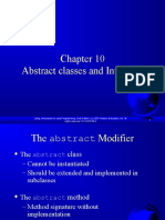 Abstract Classes and Interfaces