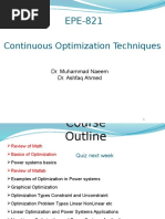 continuous optimization techinique