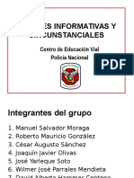 Señales Informativas y Circunstanciales