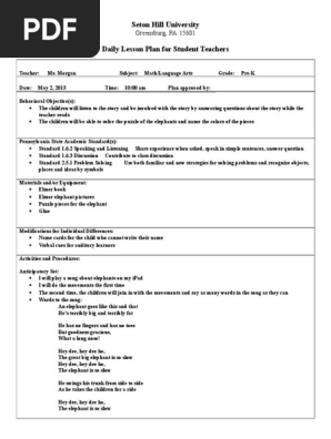 cdc lesson plan