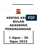 Kertas Kerja Bulan Akademik Perdagangan