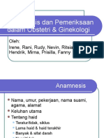Anamnesis Dan Pemeriksaan Dalam Obstetri & Ginekologi2