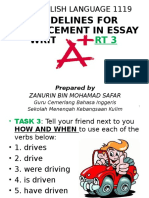 Guidelines For Enhancement in Essay Writing:: SPM English Language 1119