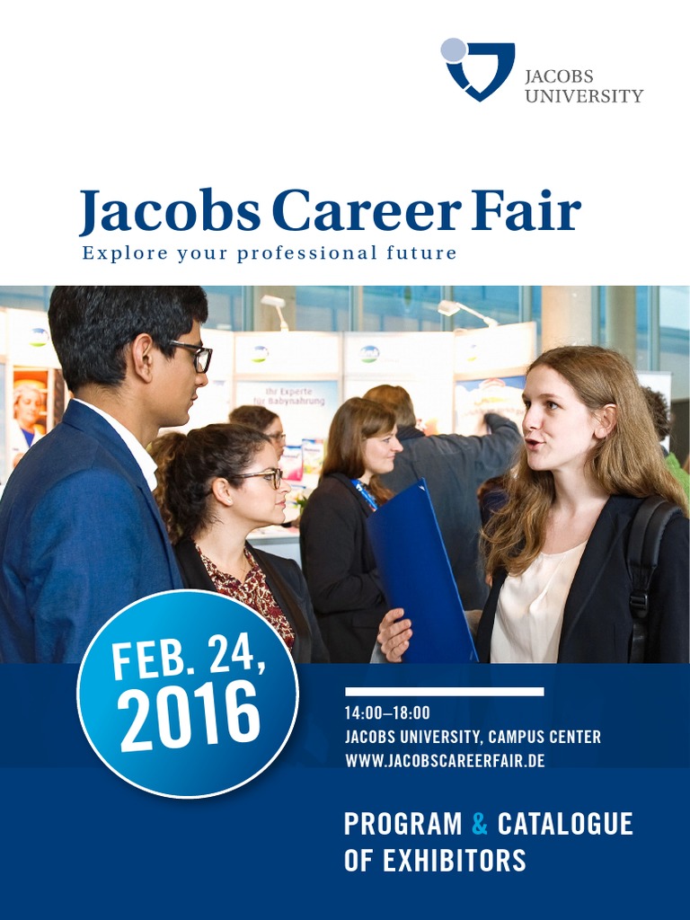 FINAL Jacobs University Career Fair Catalogue 2016 PDF Chocolate