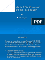 Quality Standards & Significance of ISO 22000 To The Food Industry