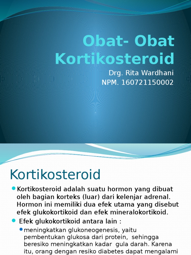 Penggunaan dan Efek Kortikosteroid | PDF