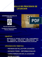 Desarrollo de Procesos de Licuacion-charla Ucv