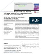 An Experimental Study on Single-step Dimethyl Ether (DME) Synthesis From Hydrogen and Carbon Monoxide Under Various Catalysts