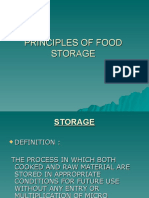 Principles of Food Storage