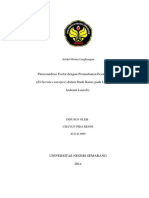 Fitoremediasi Fosfat Dengan Pemanfaatan Eceng Gondok Eichornia Crassipes) Dalam Studi Kasus Pada Limbah Cair