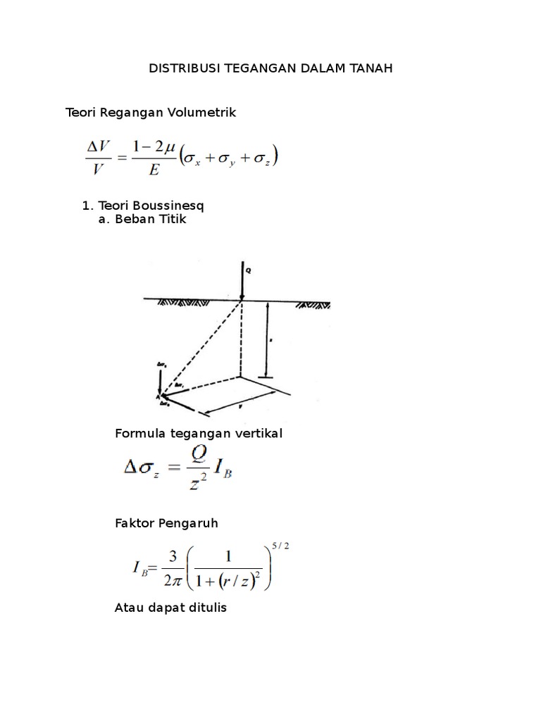 6 Distribusi Tegangan Dalam Tanah
