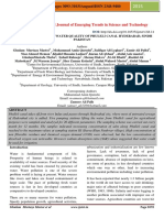 Suhail.Arc Based GIS Based Study of Water Quality of Phuleli Canal Hyderabad, Sindh