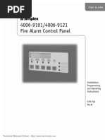 Simplex-4006-9101 Installation Programming Operation Manual Rev B