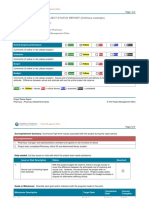 Sample Project Status Report