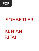 Sohbetler Kenan Rfai