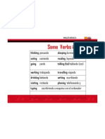 Some Verbs in GERUND: Eating Comiendo Reading Leyendo Thinking Pensando Sleeping Durmiendo