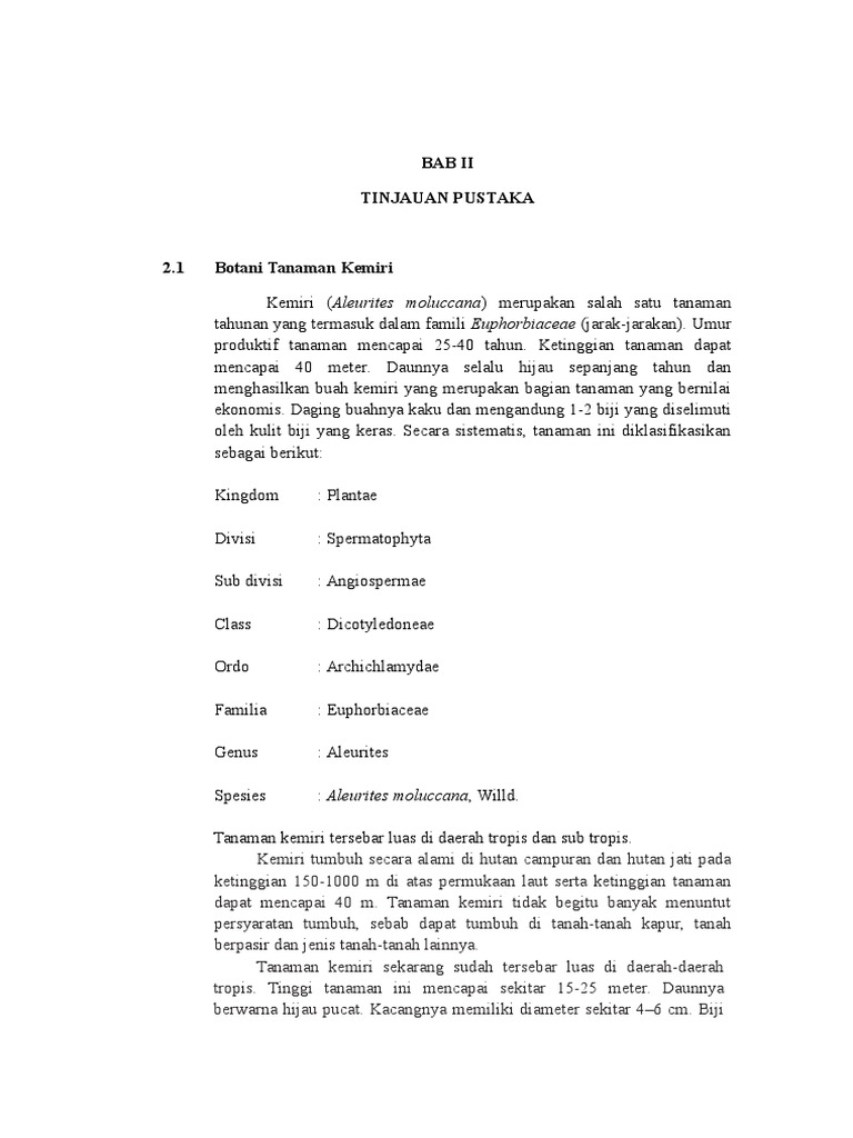 tinjauan pustaka ekstraksi