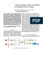 Impact of Battery Energy Storage System On Dynamic Properties of Isolated Power Systems