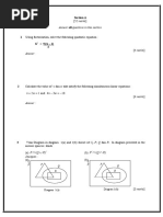 Answer All Questions in This Section