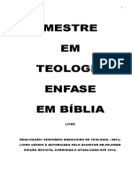 Mestrado em Teologia Com Enfase em Bibliologiavol 3