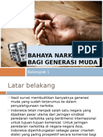 Bahaya Narkoba Bagi Generasi Muda