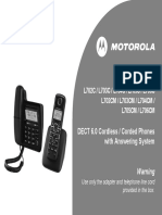 MOTOROLA USER GUDIE L702CM