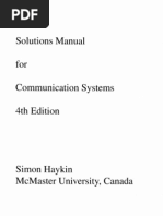 Communication Systems Simon Haykin 4ed