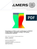 Simulation of Flow and Combustion in h202 Rocket Thrust Chambers PDF