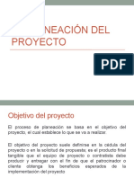 La Planeación Del Proyecto