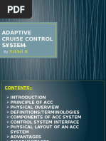 Adaptive Cruise Control System: Nikhil R