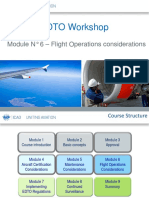 EDTO Workshop: Module #6 - Flight Operations Considerations