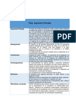 El Argumento Principal PDF