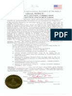 Legal Notice Judicial Notice and Proclamation2