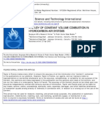 Fuel Science and Technology International Volume 13 Issue 1 1995 (Doi 10.1080 - 08843759508947662) Mitra, Soupayan Base, Prabir Kumar - A STUDY of CONSTANT VOLUME COMBUSTION in HYDROCARBON-AIR SYSTE