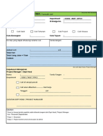 Form Cuti Karyawan (Rangkap 3)