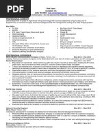 Data Analyst SQL Tableau in San Francisco Bay CA Resume Rod Cyrus