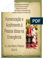 Humanização No Atendimento Ao Idoso em Emergência