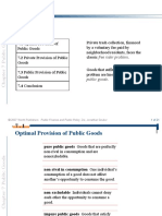 Public Goods: 7.1 Optimal Provision of