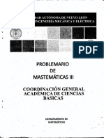 Problemario Matemáticas III 2015