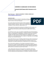 El Valor Economico Agregado en Recursos Humanos Estrategia Gerencial Del Desarrollo Humano en La Organizacion