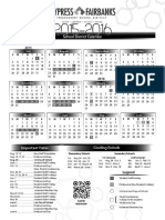 Cy-Fair District Calendar