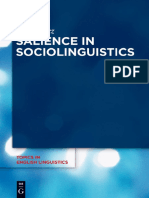 (Topics in English Linguistics 84) Péter Rácz-Salience in Sociolinguistics - A Quantitative Approach-De Gruyter Mouton (2013)