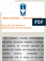 Narración - Personajes Iº