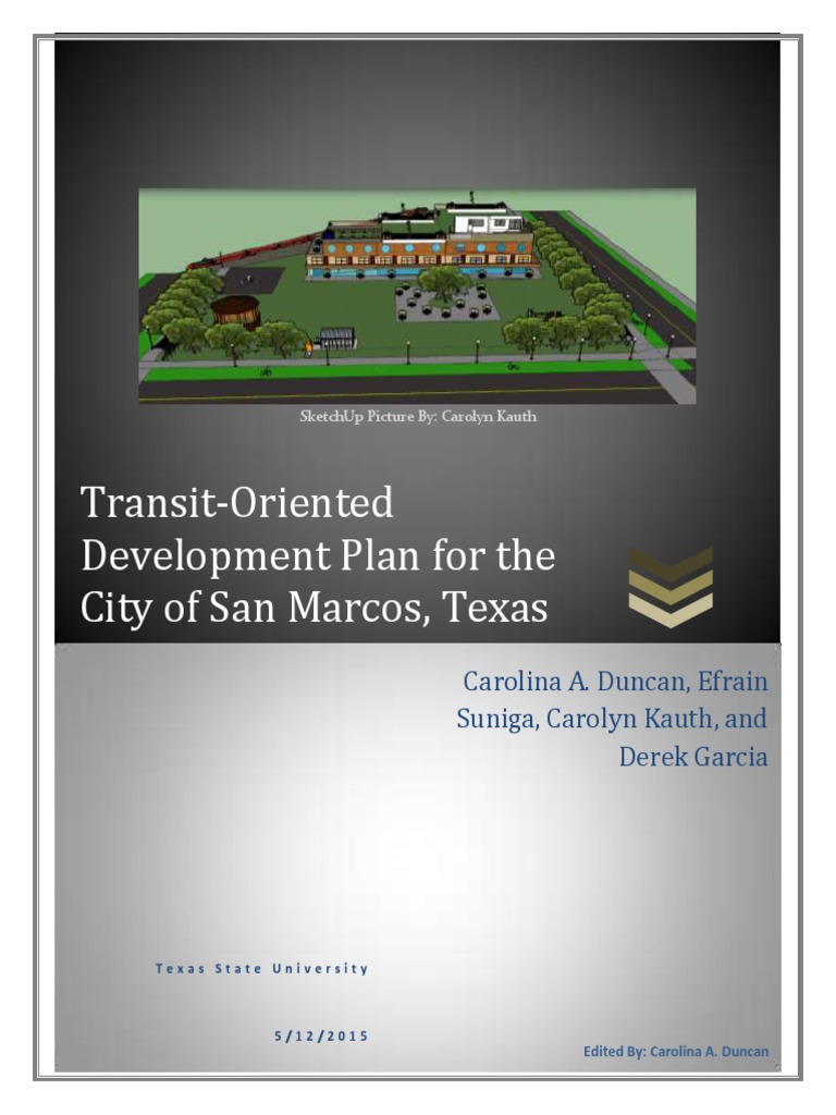 Community and Regional Planning Final Project | PDF | Sidewalk ...