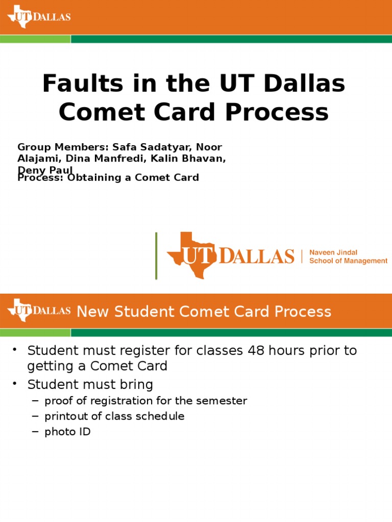 UT Dallas Comet Card Process Issues | PDF | Career & Growth | Computers