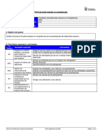 Perfil de Puestos Por Competencias