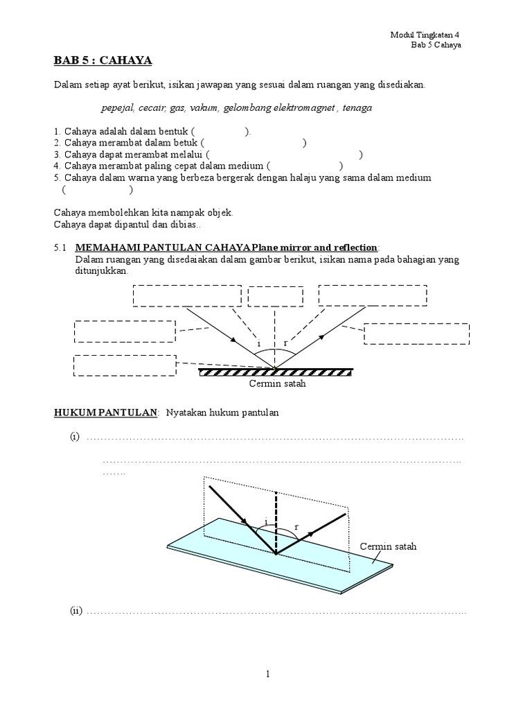 Contoh Soalan Fizik Kertas 2 Tingkatan 4 Dan Jawapan 