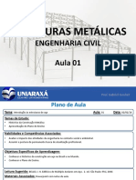 Estruturas Metálicas - Aula 01 