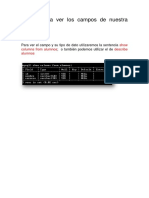 Código para Ver Los Campos de Nuestra Tablas